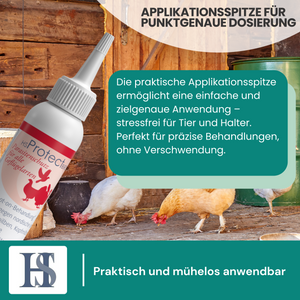 
                  
                    Laden Sie das Bild in den Galerie-Viewer, HS Protect Bird 100ml - Spot on Tropfmittel bei Milben, Kalkbeinen, Federlingen etc.
                  
                