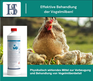 
                  
                    Laden Sie das Bild in den Galerie-Viewer, HS Mitecto 1000ml - Spritzmittel bei Befall von Vogelmilben
                  
                