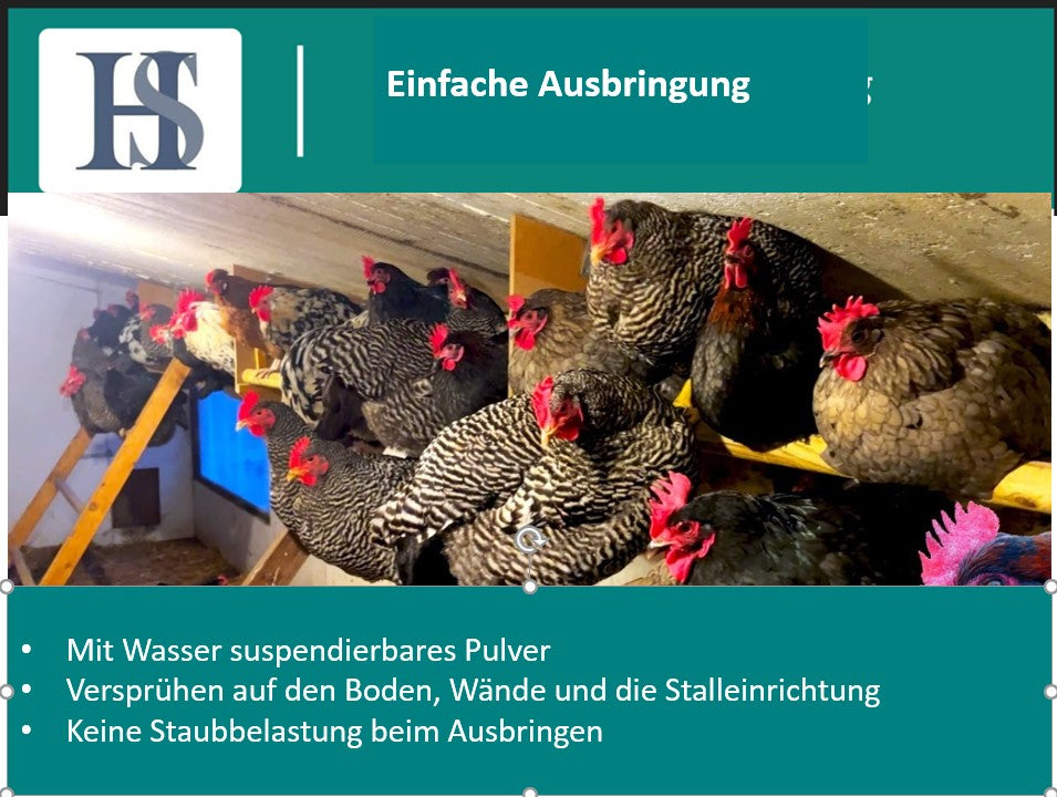 
                  
                    Laden Sie das Bild in den Galerie-Viewer, HS Duo Protect Bird 1kg- Sprühmittel für Geflügelställe bei Milbenbefall
                  
                