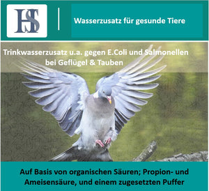 
                  
                    Laden Sie das Bild in den Galerie-Viewer, HS Soft Acid IV+E 1000ml - Trinkwasserzusatz u.a. gegen E.Coli und Salmonellen bei Geflügel &amp;amp; Tauben
                  
                